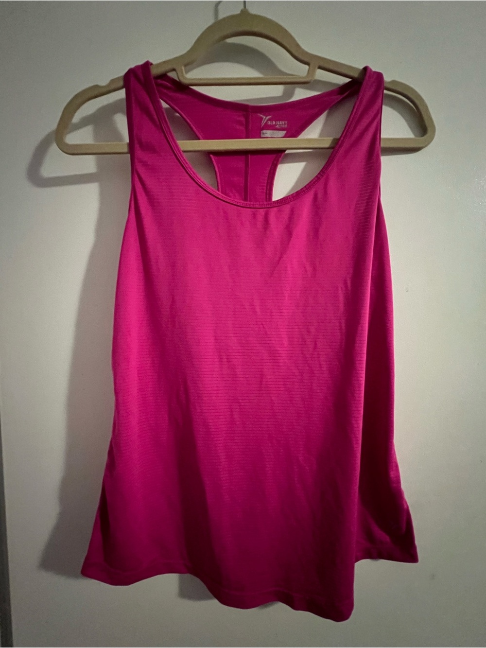 Old Navy Hot Pink Racerback Tank Top
